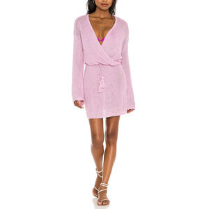 L*Space 'Topanga' Pink Acrylic Dress Size XS